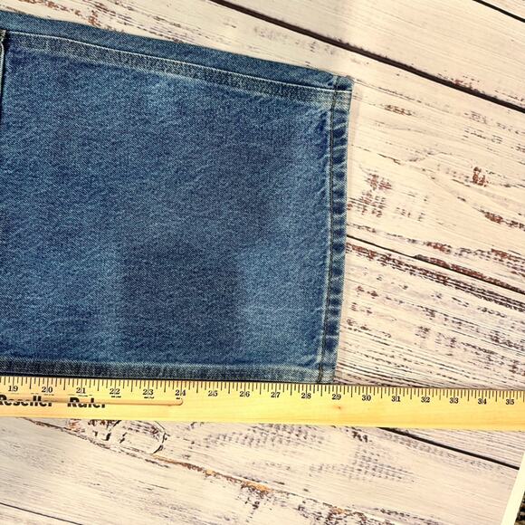 Carhartt B73-DST Double Knee Jeans 42x30 Loose Fit Workwear Carpenter Denim - Picture 5 of 7